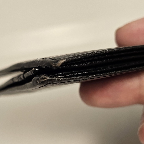 Prada Black Leather Wallet - Mens - Picture 9 of 14